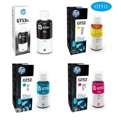 HP GT 52 53 Genuin Ink Bottle FULL SET Support Ink Tank 500